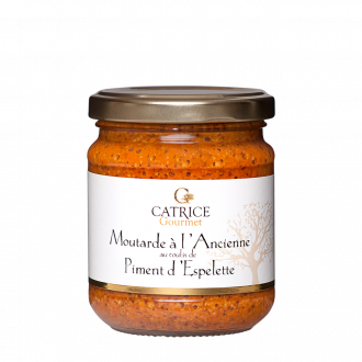 Moutarde  l'ancienne au piment d'Espelette