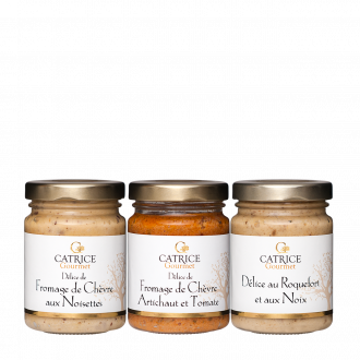 Trio tartinables aux fromages