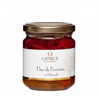 Duo de poivrons en marinade