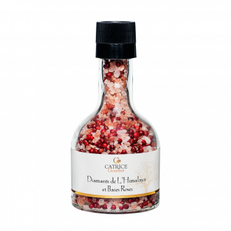 Diamants de l'Himalaya & baies roses - Moulin empilable 