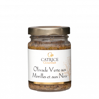 Olivade verte aux morilles et noix 