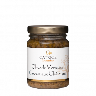 Olivade verte aux cpes et chtaignes - 80g