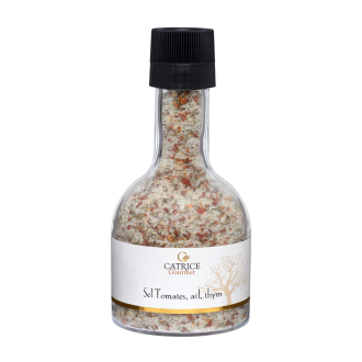 Sel � la tomate s�ch�e ail & thym - moulin empilable