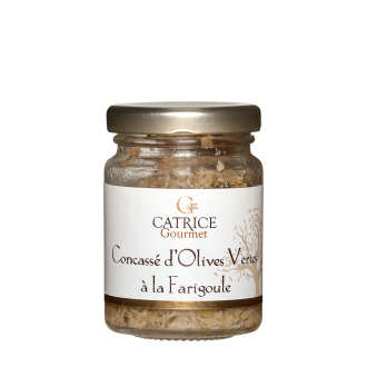 Concassé d'olives vertes à la Farigoule